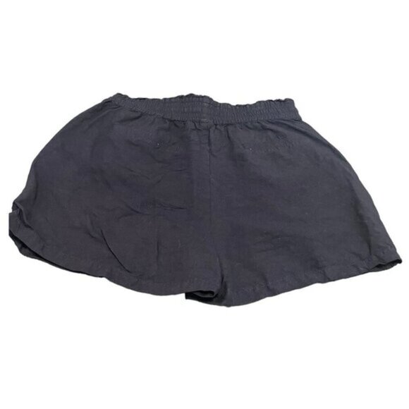 Blank NYC Black Linen Drawstring Shorts Size Small - Picture 2 of 10